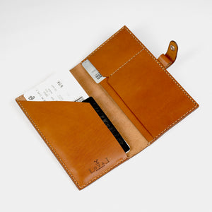 PASSPORT COVER - COGNAC