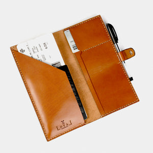 PASSPORT COVER - COGNAC